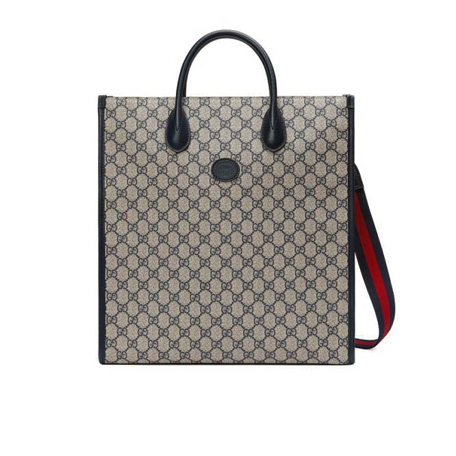 G*u*i medium tote bag with interlocking&g  ‎674155 （38.5*36*12cm）